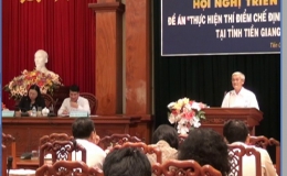 UBND tỉnh Tiền Giang triển khai Đề án thực hiện thí điểm thừa phát lại giai đoạn 2013-2015