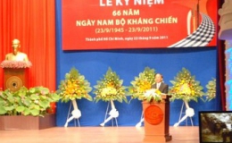 TP Hồ Chí Minh: Mít tinh trọng thể kỷ niệm 66 năm Nam Bộ kháng chiến