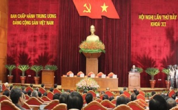Bế mạc Hội nghị lần 7 Ban Chấp hành Trung ương Đảng khóa XI