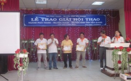 Trên 20 giải thưởng tại Hội thao ngành Phát thanh – Truyền thanh -Truyền hình tỉnh Tiền Giang lần thứ I năm 2013.