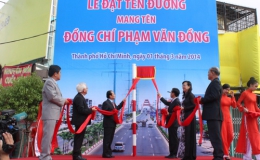 TP HCM tổ chức Lễ đặt tên đường Phạm Văn Đồng