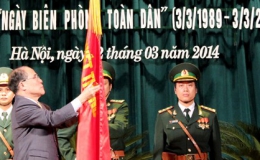 Bộ đội Biên phòng đón nhận Huân chương Hồ Chí Minh