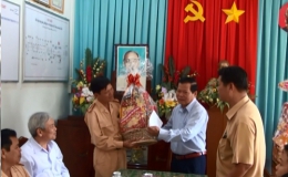 Công an tỉnh Tiền Giang thăm, chúc tết Tỉnh ủy, UBND tỉnh