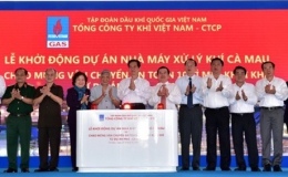 Thủ tướng Nguyễn Tấn Dũng dự Lễ khởi động xây dựng Nhà máy Xử lý Khí Cà Mau