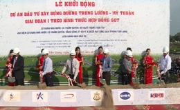 Lễ khởi động dự án đường Trung Lương – Mỹ Thuận.