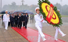 Lãnh đạo Đảng, Nhà nước vào Lăng viếng Chủ tịch Hồ Chí Minh nhân dịp Tết Nguyên đán Ất Mùi 2015