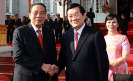 Chủ tịch nước Trương Tấn Sang lên đường thăm CHDCND Lào