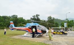 Khai trương dịch vụ bay tham quan bằng trực thăng tại TP. Đà Nẵng