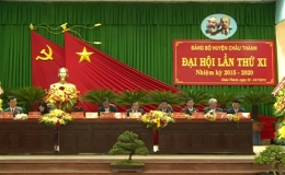 Khai mạc Đại hội đại biểu Đảng bộ huyện Châu Thành  lần thứ 11, nhiệm kỳ 2015-2020