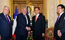 Thủ tướng hội kiến lãnh đạo Nghị viện Pháp