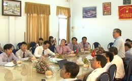 Lãnh đạo tỉnh Khăm Muộn – Lào thăm trường Cao đẳng nghề Tiền Giang