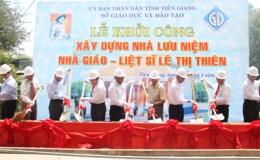 Khởi công xây dựng nhà lưu niệm nhà giáo liệt sĩ Lê Thị Thiên