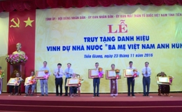 Lễ truy tặng danh hiệu vinh dự Nhà nước Bà Mẹ Việt Nam anh hùng