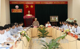 Tổng Bí thư Nguyễn Phú Trọng: Kon Tum có nhiều triển vọng đi lên