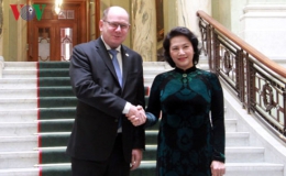 Chủ tịch Quốc hội hội đàm với Chủ tịch Quốc hội Thụy Điển