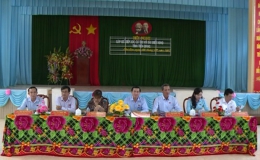 Đại biểu HĐND tỉnh Tiền Giang tiếp xúc cử tri huyện Chợ Gạo