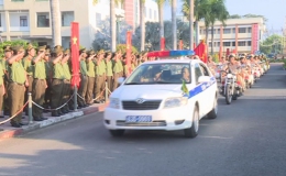 Công an Tiền Giang tổ chức Lễ Tổng ra quân đầu năm 2018
