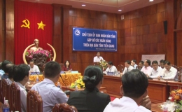 Chủ tịch UBND tỉnh Tiền Giang gặp gỡ các ngân hàng