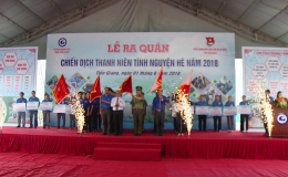 Ra quân chiến dịch thanh niên tình nguyện hè tỉnh Tiền Giang năm 2018