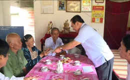 Tỉnh ủy – HĐND – UBND – UBMTTQ Việt Nam tỉnh Tiền Giang thăm và tặng quà gia đình chính sách