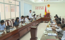 Ban Kinh tế Ngân sách HĐND tỉnh Tiền Giang làm việc với UBND huyện Tân Phước