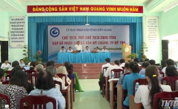 Lãnh đạo UBND tỉnh Tiền Giang gặp gỡ và lắng nghe ý kiến người dân