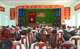 ĐBQH tỉnh Tiền Giang tiếp xúc cử tri huyện Chợ Gạo