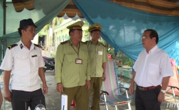 Phó Chủ tịch UBND tỉnh Tiền Giang kiểm tra các chốt kiểm dịch động vật