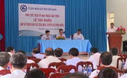 Phó Chủ tịch UBND tỉnh Tiền Giang gặp gỡ và lắng nghe ý kiến người dân xã Tăng Hòa, huyện Gò Công Đông