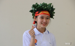 Nữ sinh trường THPT Phước Thạnh (Tiền Giang) giành tấm vé thứ 2 vòng chung kết tháng
