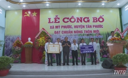 Ra mắt xã nông thôn mới xã Mỹ Phước, huyện Tân Phước