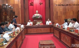 UBND tỉnh Tiền Giang tiếp và làm việc với đoàn công tác tỉnh Quảng Ninh