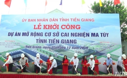 Khởi công dự án mở rộng Cơ sở cai nghiện ma túy tỉnh Tiền Giang