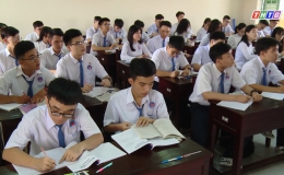 Học sinh khối 12 Tiền Giang tích cực ôn luyện cho kỳ thi tốt nghiệp THPT