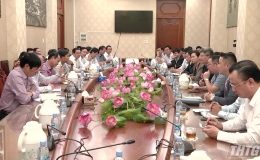 Đoàn công tác Hiệp hội Doanh nhân và Đầu tư Việt Nam – Hàn Quốc thăm và làm việc tại Tiền Giang