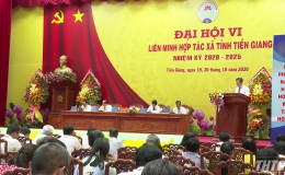 Khai mạc Đại hội thành viên Liên minh Hợp tác xã Tiền Giang, nhiệm kỳ 2020-2025