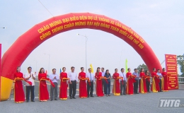 Thông xe cầu Nguyễn Văn Tiếp chào mừng Đại hội XIII của Đảng