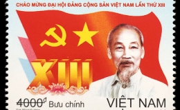 Bộ tem đặc biệt chào mừng Đại hội XIII của Đảng