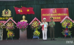 Đại tá Nguyễn Hồng Khắc – Trưởng Công an Tp. Mỹ tho được bổ nhiệm Phó Giám đốc Công an tỉnh Tiền Giang