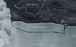 Phát hiện tảng băng trôi lớn nhất thế giới tách khỏi Nam Cực