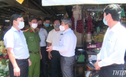 Giám đốc Sở Y tế Tiền Giang kiểm tra công tác phòng chống dịch bệnh Covid-19 tại các huyện phía Đông