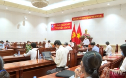 UBND tỉnh Tiền Giang tổ chức họp trực tuyến định kỳ 3 cấp về công tác phòng chống dịch Covid-19