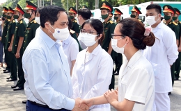 Thủ tướng Phạm Minh Chính gửi thư động viên các lực lượng tuyến đầu phòng, chống dịch
