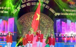 Lễ xuất quân Đoàn thể thao Việt Nam dự SEA Games 31 tổ chức ngày 28-4