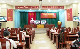 Bí thư Tỉnh ủy Tiền Giang thông tin kết quả hội nghị lần thứ 5, Ban chấp hành Trung ương Đảng khóa XIII