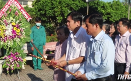 Huyện Châu Thành tưởng niệm đồng bào Chợ Giữa bị giặc Pháp ném bom