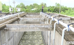 Huyện Cai Lậy đưa vào hoạt động Trạm xử lý nước thải tập trung