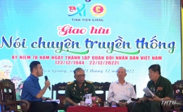 Hội Cựu chiến binh Tiền Giang tổ chức chương trình “Chung màu áo xanh” kỷ niệm 78 năm ngày thành lập Quân đội nhân dân Việt Nam
