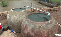 Huyện Tân Phú Đông nỗ lực cấp nước sinh hoạt cho người dân trong mùa nắng hạn