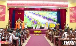 Tỉnh ủy Tiền Giang họp mặt kỷ niệm 94 Ngày thành lập Đảng và mừng Xuân Giáp Thìn